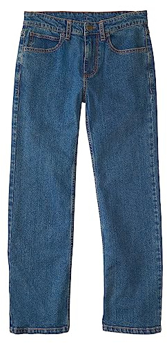 Carhartt Boys' Big Denim Pant, Medium wash, 10