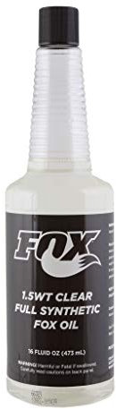 Fox Shox - Olio sintetico per reggisella, 1,5 wt, 453,6 g