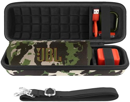 co2CREA Dur Étui de Voyage Rigide Housse Cas pour JBL Flip 7 FLip6 Flip 5 Enceinte Bluetooth Portable（boîte Seule）