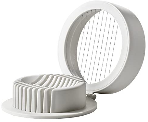 Zone Denmark Singles - Cortador de huevos (10,4 x 10,4 x 3,5 cm), color gris cálido