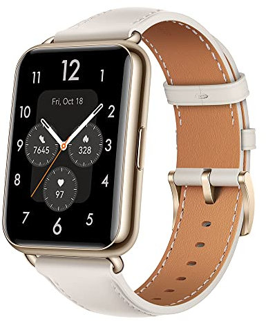 HUAWEI Watch FIT 2 SmartWATCH, 1,74' FullView-Display,Bluetooth-Anrufe, Gesundheitsmanagement,Lange Akkulaufzeit,Animierte Quick-Workouts, SpO2-Erfassung, Moon White