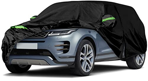 Telo Copriauto da Esterno Compatibile con Land Rover Range Rover Evoque 2011-2024, Copertura Auto Impermeabile Traspirante Telo per Auto con cerniera protezione da neve, pioggia, polvere
