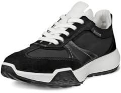 ECCO Retro Sneaker Donna, Nero, 36 EU