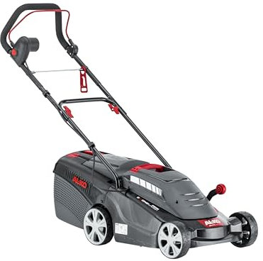 AL-KO Elektro-Rasenmäher Comfort 34.4 E, 34 cm Schnittbreite, 1200 W Motorleistung, zentrale Schnitthöhenverstellung, Anthrazit/Rot/Silber