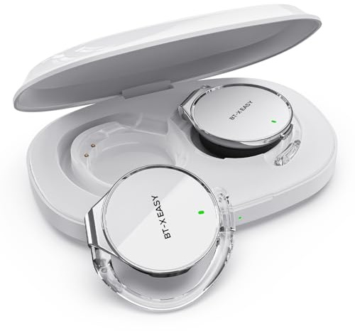 On Ear Hörlurar Bluetooth 5.4, Open Ear-hörlurar trådlösa Bluetooth brusreducering, vattendroppformad Clip On Sport headset Bluetooth med 4 mikrofon, Comfort Fit-hörlurar