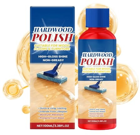 Parquet Varnish - Laminate Cleaner Scratch Repair Waterproof 100ml Restores Shine and Protects Surfaces for Bedroom, Entryway, Living Room, Apartment, Wardrobe, Your