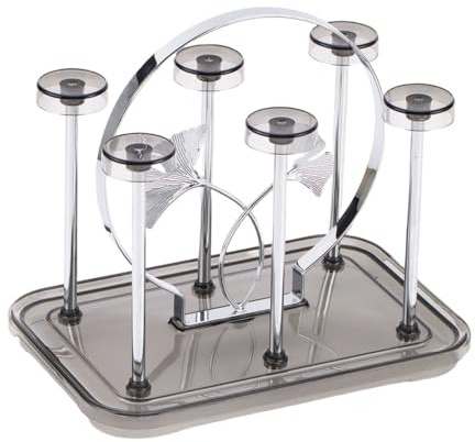 Gettimore Porte-tasses à café en verre pour comptoir de cuisine