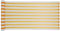 ESTEXO Balkon Sichtschutz/Balkonbespannung Balkonsichtschutz Balkonverkleidung 0,90 m x 6,00 m - Gelb-Weiß gestreift