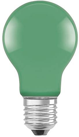 OSRAM Dekorative LED Lampe Décor mit E27 Sockel, Grün, 7500 K, 2,50 W, Ersatz für 15-W-Glühbirne, klar, LED STAR DECO CLASSIC A