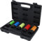 KS Tools 515.0870 1/2“ Alu-Felgen Kraft-Stecknuss-Satz, 5-tlg. (15-17 - 19-21 - 22 mm), Farblich Codiert Nach Schlüsselweite