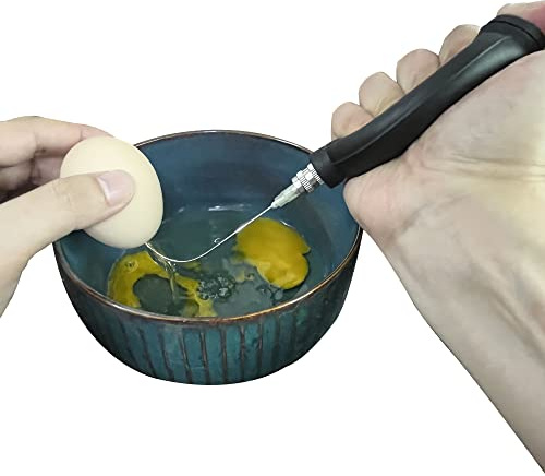 Easy Egg Blower Leere Egg Tools One Hole Egg Pump and Drill Easter Egg Maker Supplies Black Ukrainian Egg Pysanky Decorating Kit with Replaceable Gas Needle