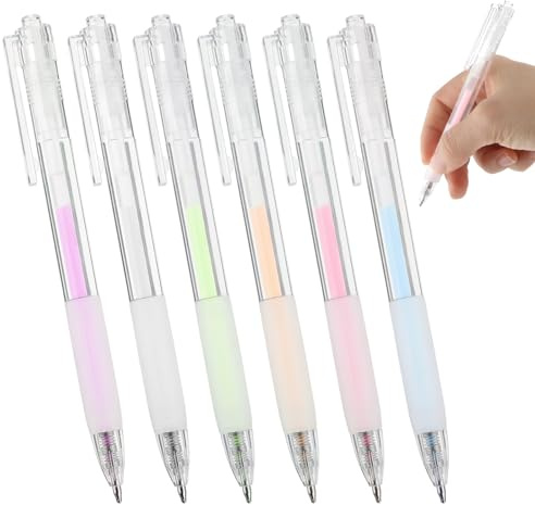 Mabor 6PCS Dot Glue Pens, Easy Precise Control & Quick Dry, Paper Craft Glue Stick Pen for School & Office Crafting-Apply Supplies