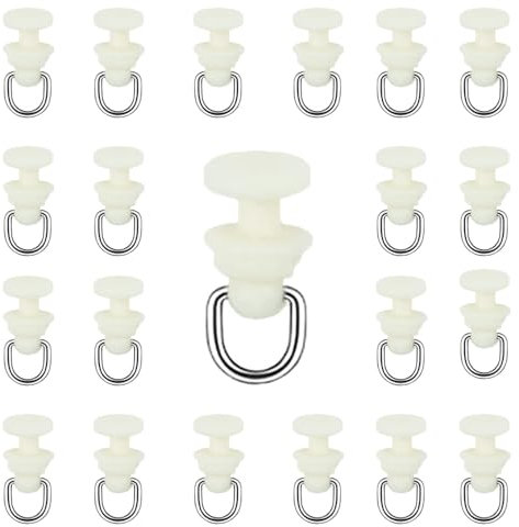 RXKFIGX 100 pcs Plastic Curtain Hooks Gliders, Mute Rod inner rail track Slides Rollers,Caravan Curtains Hooks,Curtain Track Runners for Window Door Shower Curtains
