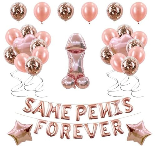1 Juego De 36 Piezas De Decoración Para Fiestas, Decoraciones Para Fiestas De Mujeres, Accesorios Para Despedidas De Soltera, Decoraciones Creativas Para Fiestas, Globos Creativos Para Fiestas