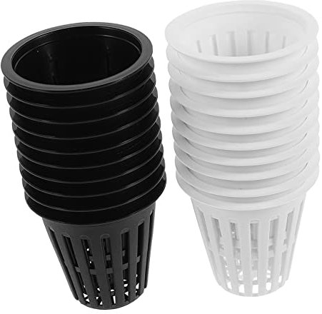 SUPVOX 20pezzi Vasi Rete Per Coltivazione Senza Vasi in Plastica Cestini Per Piante Da Giardino Tazze Rete Per Coltivazione Facilitano La Crescita Delle Radici e Risparmiano Acqua