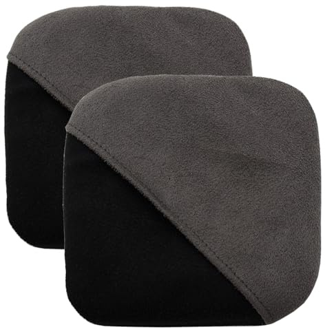 Bilskärmsrengörare, 2 st mjuk mikrofiber bilpekskärmsrengörare, tvättbara återanvändbara våtservetter, 10 x 10 x 0,5 cm rengöringsdukar för mobiltelefoner, surfplattor, datorer