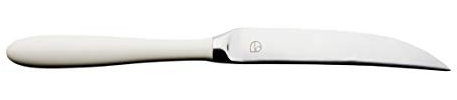 Rockingham Forge Yin & Yang Luxury 18/10 Stainless Steel Set of 2 Steak Knives with White Handles, Gift Boxed