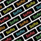 Klebekerlchen® | Namensaufkleber Kinder für Stifte und andere Schulsachen (175 Stück) – Personalisierbare Aufkleber für Schule & Kita – Wasserfest für Spülmaschine - Neon