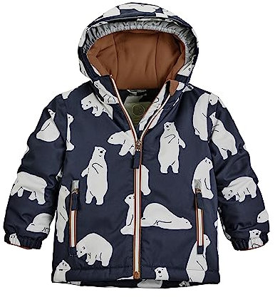 first instinct by killtec unisex Skijacke wasserdicht/Funktionsjacke mit Kapuze und Schneefang FISW 30 MNS SKI JCKT, dunkelblau, 110, 39907-000