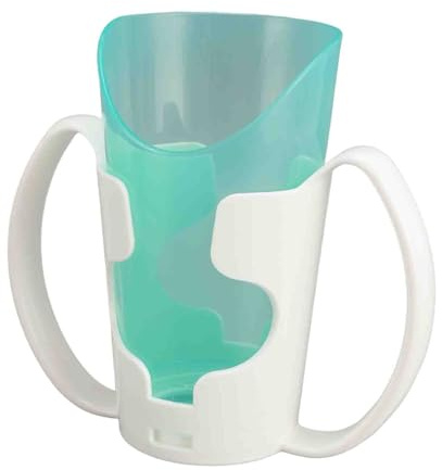 banapoy Gobelets Nosy, Gobelets de Soins aux Personnes âgées en Verre découpé avec Support pour Patients Médicaux, Gobelet D'alimentation Liquide Gobelet D'hôpital pour Dysphagie