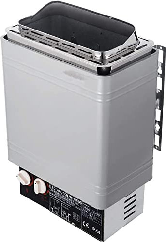 CASEGO Mini Type Spa Sauna Chauffage Poêle Sauna Chauffage 2-4.5KW Bain de Vapeur sèche Poêle pour Famille et Petit Club Contrôle Interne Poêle de Sauna (2KW)