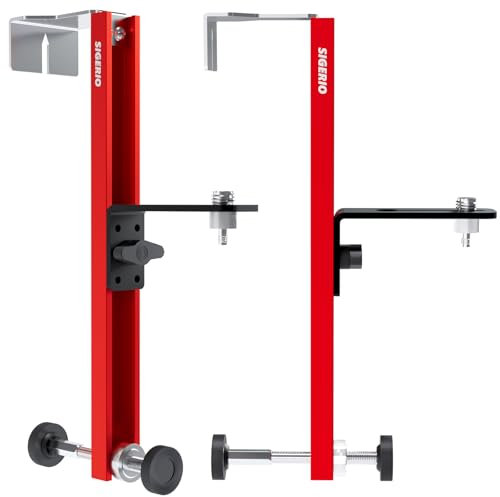 Sigerio Support de niveau à bulle laser, adaptateur de niveau à bulle laser en alliage d'aluminium, support de niveau à bulle mural réglable, support de levage mural infrarouge, support de suspension