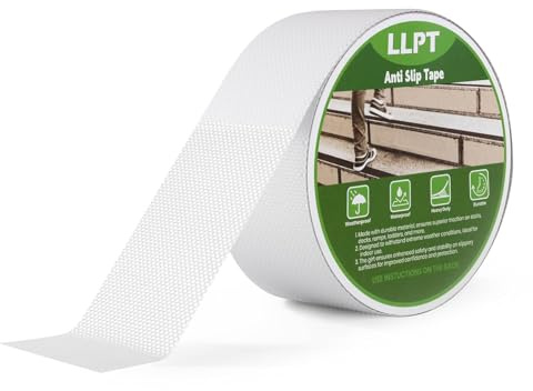 LLPT Anti Slip Tape 51mm x 5m Grip Tape Heavy Duty Waterproof Indoor Clear