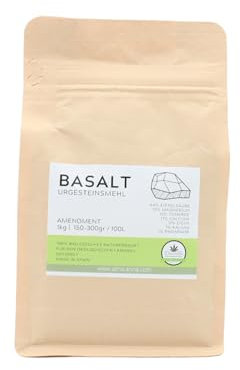 ALMICANNA: Farine de roche de basalte très finement moulue, 1 kg, engrais minéral et aide au sol pour la culture du cannabis