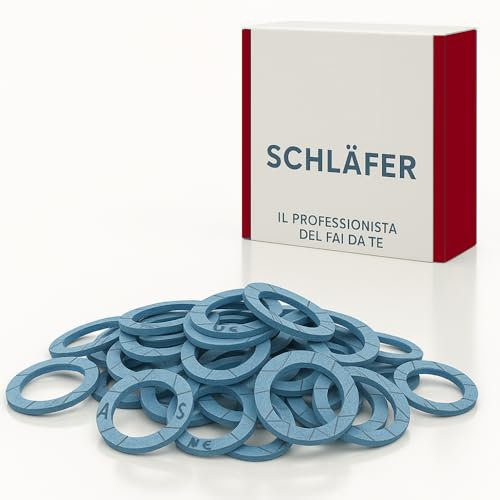 Schläfer 182830 | Joints hydrauliques plats pour haute température bleu FASIT 3/4-2 mm, sanitaire, robinets, raccords d'eau, chaudière, gaz, systèmes de chauffage et solaire thermique