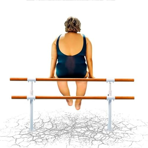 Barre de ballet portable et réglable pour la maison et le studio - Hauteur de 1,5 m pour les étirements, le Pilates et l'entraînement à l'équilibre pour enfants et adultes - Durable et facile à u