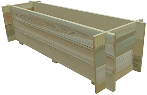 vidaXL Kiefer Imprägniert Pflanzkübel 120cm Hochbeet Blumenkasten Kräuterbeet