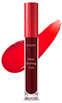 Etude House Teinte gel d'eau Dear Darling (#RD301 Real Red)(21AD) | Effet longue durée avec une coloration fruitée, juteuse, humide et vive.
