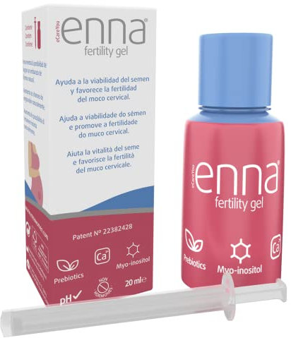 Enna Fertility Gel Aide à la viabilité du et favorise la fertilité du mucus cervical. Augmente les chances de grossesse