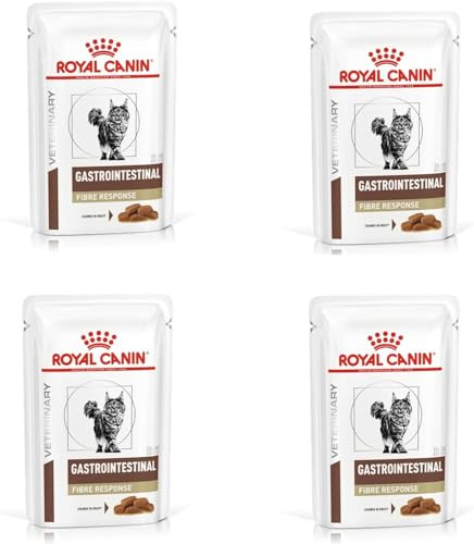 Royal Canin Gastro Intestinal Fibre Response | 12 x 85 g | Aliment Complet diététique pour Chats Adultes | Souffrant de Constipation Chronique ou de problèmes Gastro-intestinaux… (4 x 12 x 85 g)