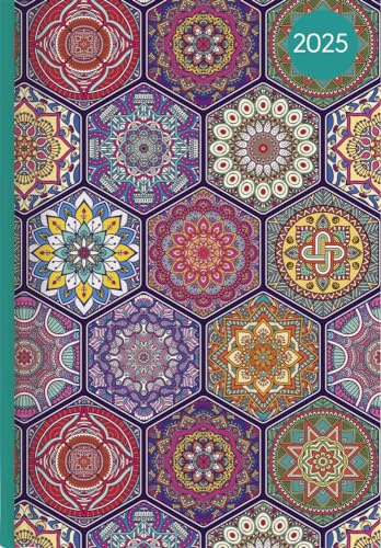 Agenda giornaliera grande Oriental 2025 - Agende Giornaliere 15 x 21 cm