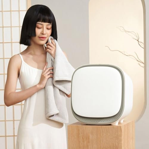 TAHALI Mini asciugatrice Piccola, asciugatrice centrifuga Portatile, Temperatura costante 60 ℃, circolazione Aria Calda Tridimensionale a 360°, per Viaggi, Appartamenti, Hotel