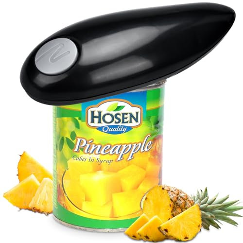 MINSHUXI Apriscatole elettrico per anziani con un tocco, apriscatole elettrico per utensili da cucina, regalo per cuoco