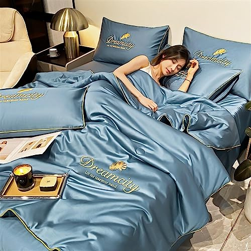 MIDUOLAI Trapunta Estiva Semplice in Seta di Ghiaccio, Coperta Estiva Premium Cool Ice Silk, Consolatore del Condizionamento d'Aria, Seta di Ghiaccio Semplice, per Dormire,A,230 * 250cmSheet