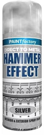 SDMAX Silver Hammer Aerosol Effect Spray Paint, Durable Finish, Long Lasting, Quick Drying, Non-Cracking, Lightweight And Portable, Interior And Exterior Use, 400ml (1PCS)