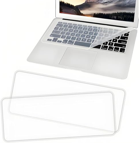 2 Stück Universal 15-17 Zoll Laptop Tastatur Abdeckung Schutz für Notebook, Ultra Dünne Wasserdichte Staubdichte Silikon Haut, Laptop-Tastaturabdeckung