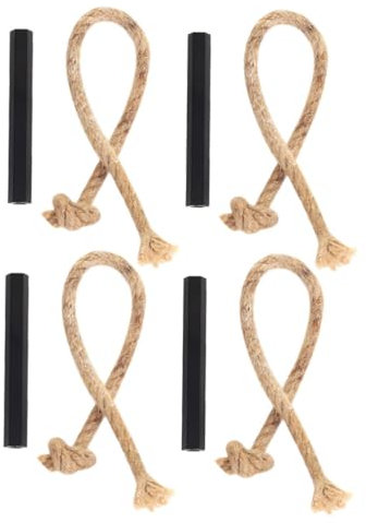 Toddmomy 4pièces Corde à Feu Imprégnée De Cire pour Camping Et Survivalisme Allume-feu Léger Et Pratique pour Activités Extérieures