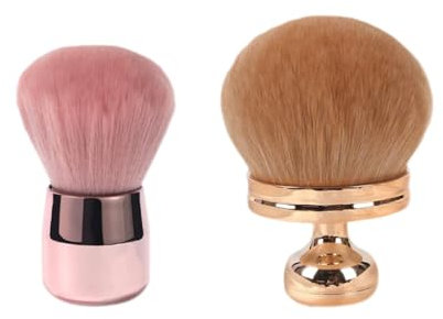 MUNSKT Pennello Per Il Trucco Del Corpo Extra Large, 2 Pezzi Pennello Kabuki, Per L'Abbronzatura Del Viso, Delle Gambe, Della Schiena, Per Sfumare Il Fondotinta