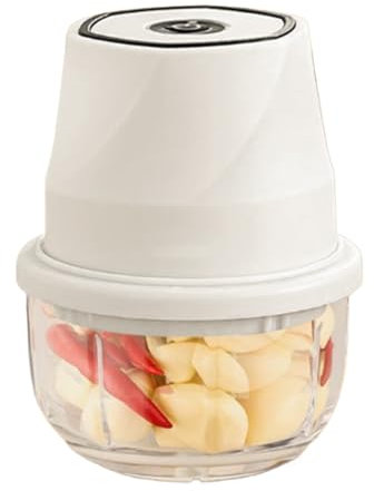 Électrique À L'ail, Hélicoptère Végétarienne Portable - Blender De Processeur Sans Fil D'oignon | Hachoir De Légumes À Moulin À L'ail Pour Couper Le Poisson, Les Noix, Le Chili, La Viande Haché