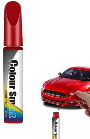 Rakiuty Stylos Anti Rayure Voiture, Stylo Retouche Peinture Carrosserie, Stylo Retouche Voiture, Stylos Réparation des Rayures Auto De Peinture, Anti Rayure pour Carrosserie Moto Auto Vélo (Rouge)