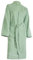 Brandsseller Unisex Bademantel aus Baumwolle XL – Leichter Morgenmantel aus Waffel-Piqué für Damen & Herren – Saunamantel/Hausmantel für Wellness & Zuhause - Grün