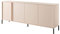 Kommode 203x81x39,5 cm DAST E Sideboard 4 Türen Schrank Wohnzimmerschrank Beige