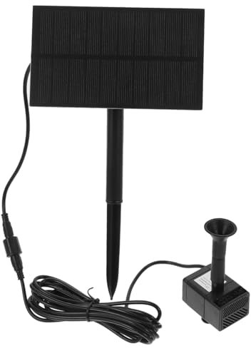 Milisten Pompe Solaire pour Bassin Fontaine Extérieure Pompe à Eau Solaire pour Jardin Et Piscine sans Fil