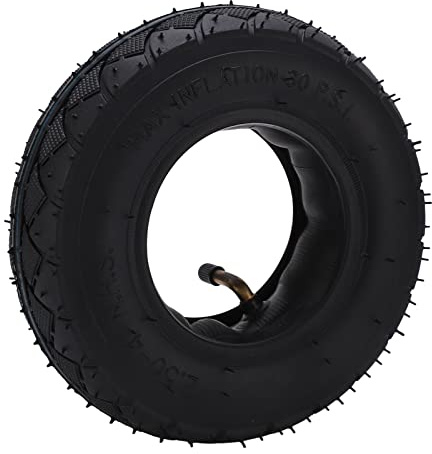 Depisuta Gummidäck och Inre Röruppsättning, Butylgummi med Anti -slipmönster för Handbilar Utility Cart Lawn Mowers Wheelbils Scooters