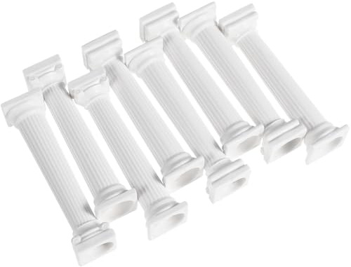 Hemobllo 8 pcs Roman Column Cake Supports Wedding Cake Pillars 4.92 in Support Rods for Tiered Cakes Display Stand Dessert Display Party Separator Rods