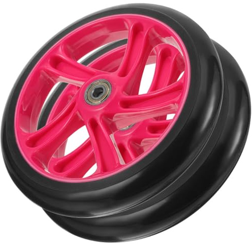 Veemoon 2pcs Roues pour Scooter en PU Haute Élasticité Anti-Usure sans Entretien, Remplacement pour Trottinette Électrique et Skateboard